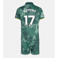 Maglie da calcio Tottenham Hotspur Cristian Romero #17 Terza Maglia Bambino 2024-25 Manica Corta (+ Pantaloni corti)